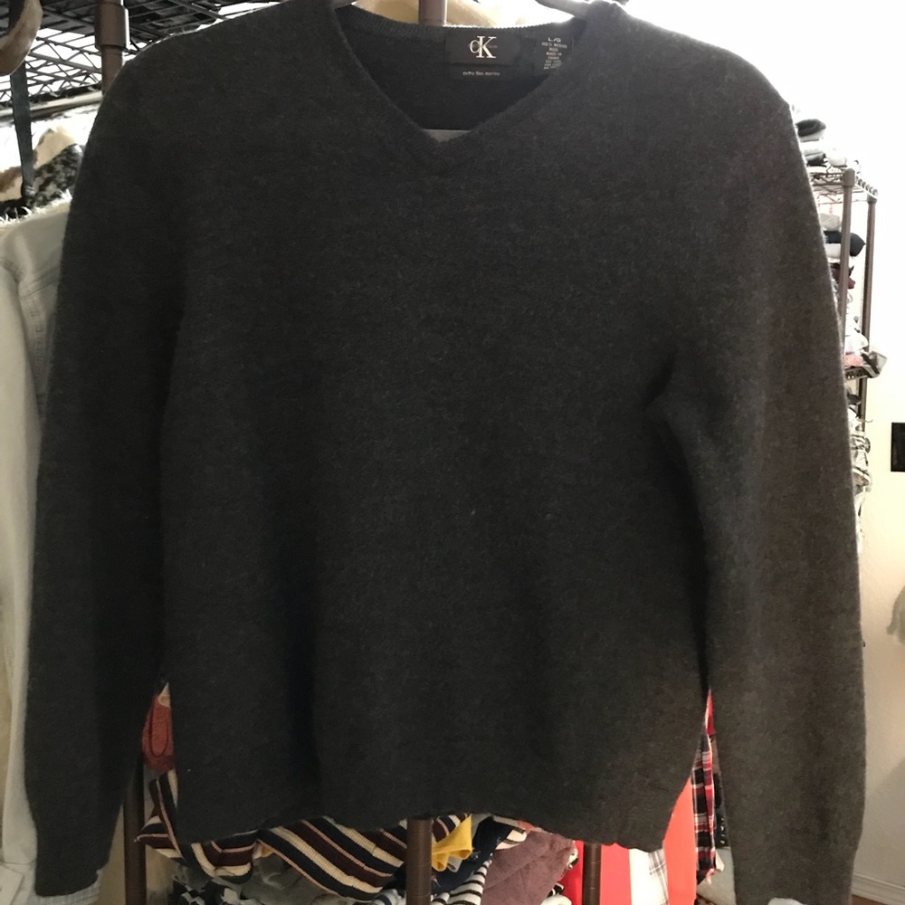 Calvin Klein Extra Fine Merino Sweater Size L